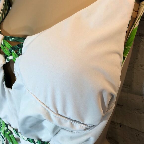 TiniBikini Palm Fronds Print One Piece Swimsuit XL - Picture 15 of 16